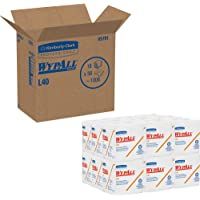 WypAll L40 Paños 7471- 18 paquetes x 56 hojas blancas plegadas de 1 capa